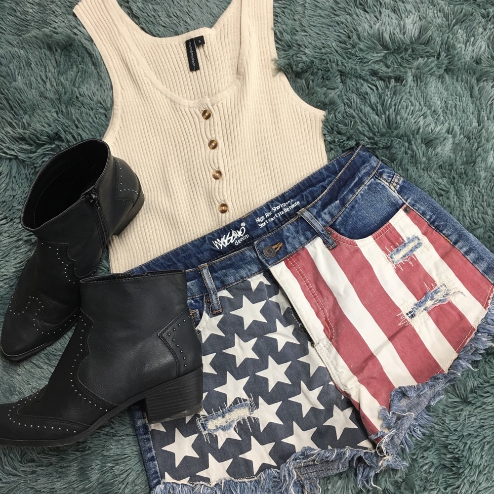 American Flag Shorts